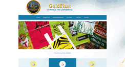 Desktop Screenshot of goldplast.ro